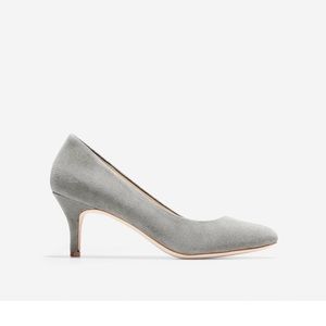 Cole Haan grey suede pumps